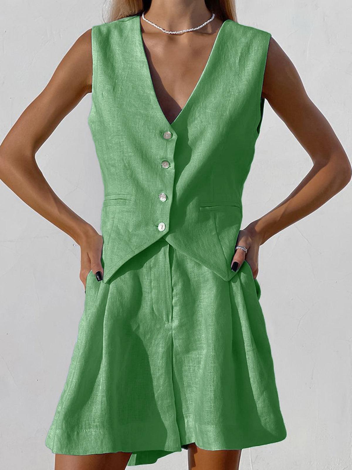 Sophia - Comfortable Airy Two-Piece Summer Dress Set