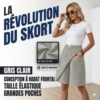 Libertine™ — Skort with Elastic Waist and Freedom Pockets