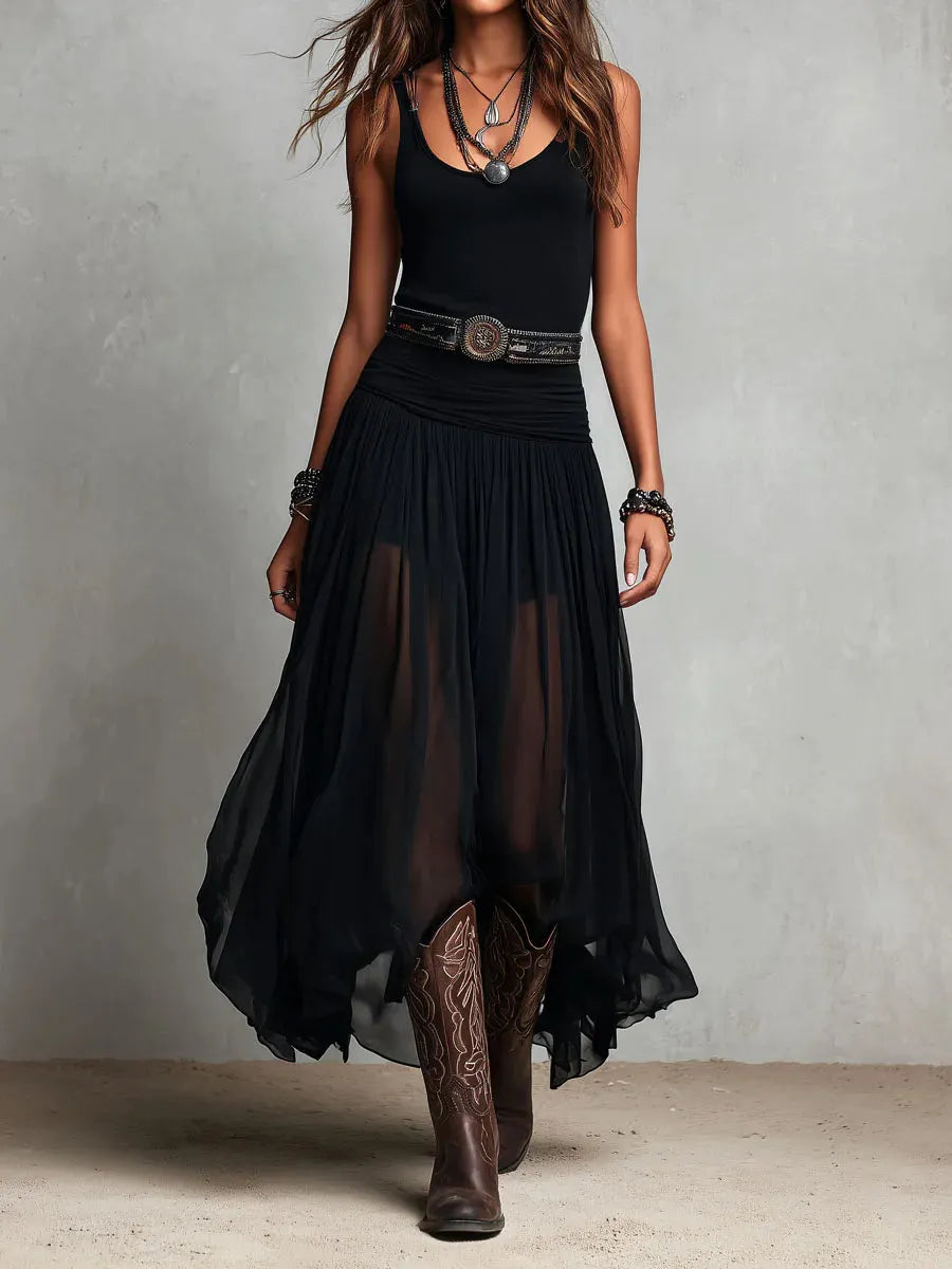EUPHORIA SET - Elegant Double Layer Dress