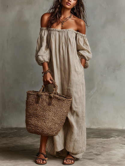 Elena | Long Fluid Dress - Elegant Long Dress