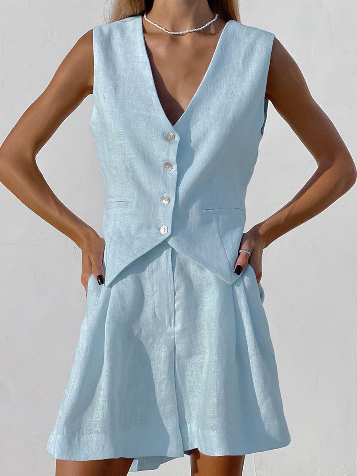Sophia - Comfortable Airy Two-Piece Summer Dress Set