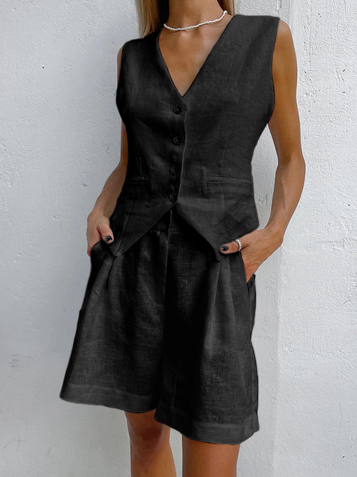 Sophia - Comfortable Airy Two-Piece Summer Dress Set