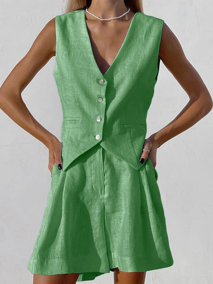 Sophia - Comfortable Airy Two-Piece Summer Dress Set