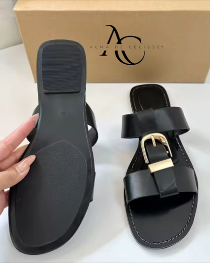 SANDALS WITH BUCKLE - Elegant Comfortable Sandals