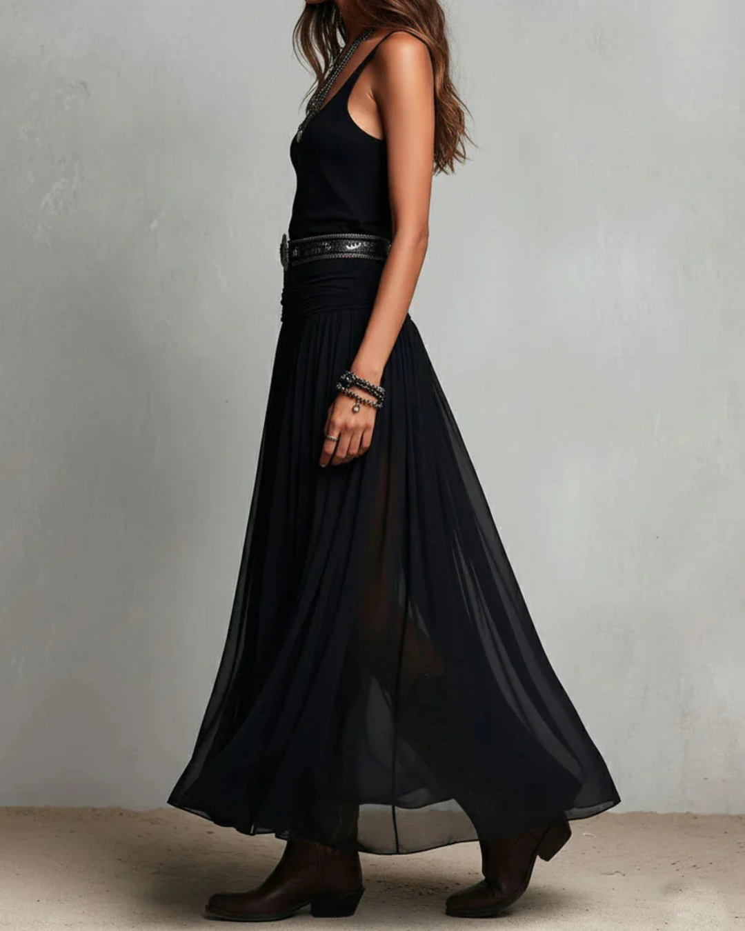 EUPHORIA SET - Elegant Double Layer Dress