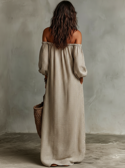 Elena | Long Fluid Dress - Elegant Long Dress