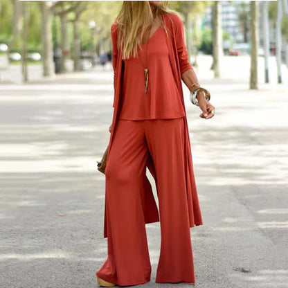 Elegant Complete 3 Pieces for Women - Comfortable Casual Set