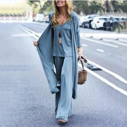 Elegant Complete 3 Pieces for Women - Comfortable Casual Set