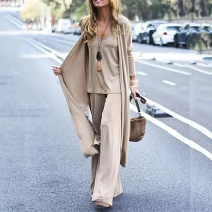 Elegant Complete 3 Pieces for Women - Comfortable Casual Set