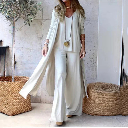 Elegant Complete 3 Pieces for Women - Comfortable Casual Set